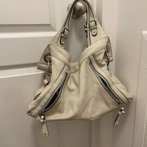 B Makowski shoulder purse with short and long strap